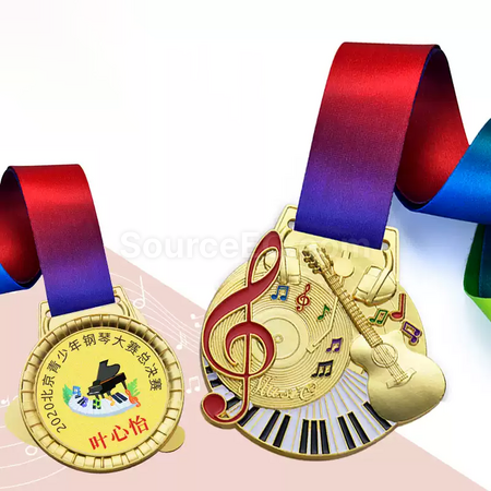 客製化浮雕音樂獎牌禮品