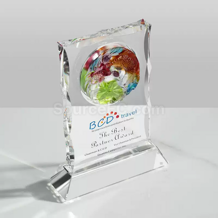 客製化琉璃水晶獎座禮品