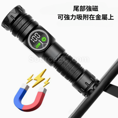 客製化LED多功能強光手電筒禮品