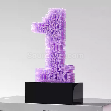 客製化3D數字獎座禮品