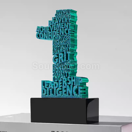客製化3D數字獎座禮品