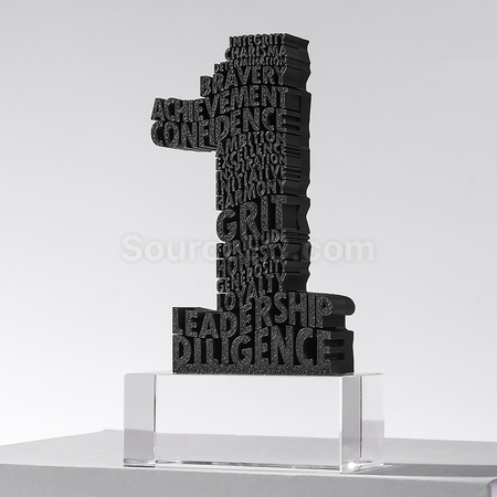 客製化3D數字獎座禮品