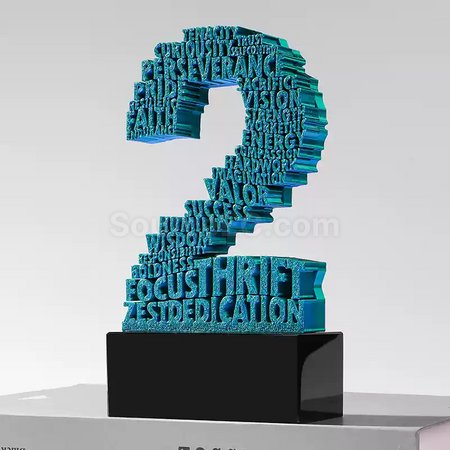 客製化3D數字獎座禮品