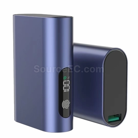 客製化觸摸顯屏快充移動電源禮品