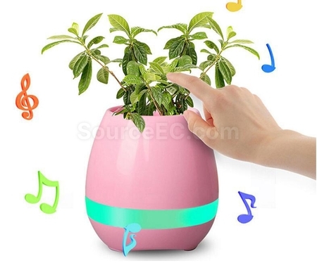 客製化智能音樂花盆藍牙音箱禮品