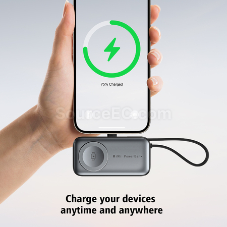 客製化便攜式三合一無線充移動電源禮品