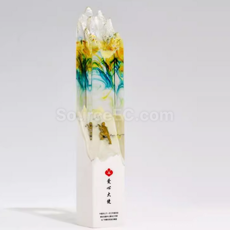 客製化大理石水晶獎座禮品
