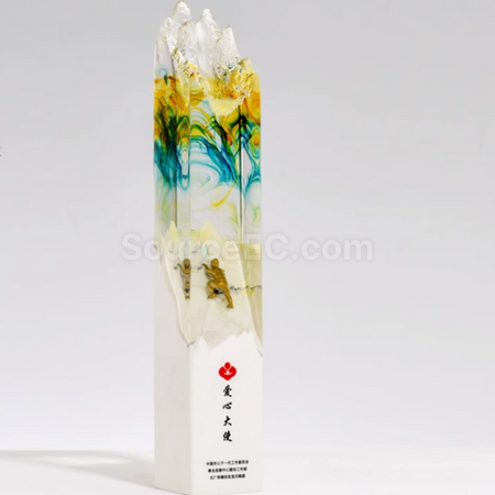 客製化大理石水晶獎座禮品
