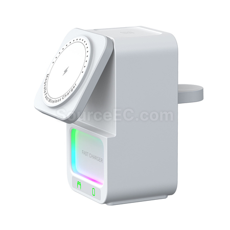 客製化藍牙音箱5合1無線充電器禮品