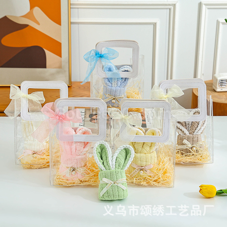 客製化可愛兔兔毛巾禮品