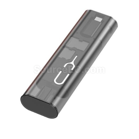客製化帶鏡便攜充電線收納盒禮品