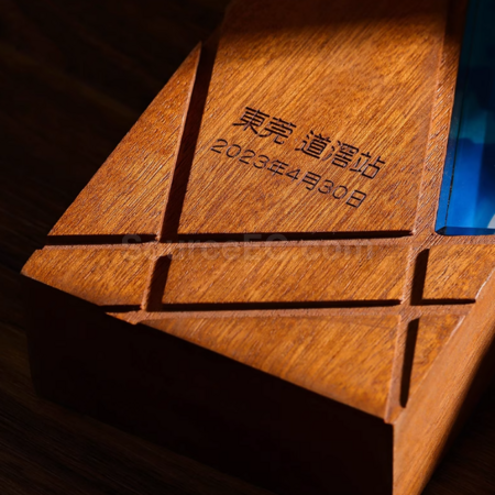 客製化實木獎座禮品