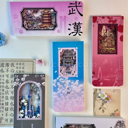 客製化3D立體票根雕刻本禮品