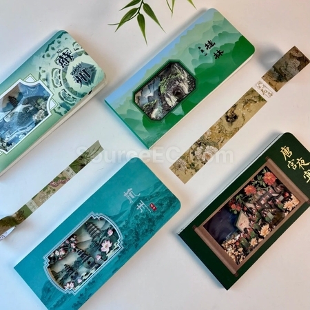 客製化3D立體票根雕刻本禮品