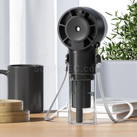 客製化手持掛脖噴霧便攜高速USB風扇禮品