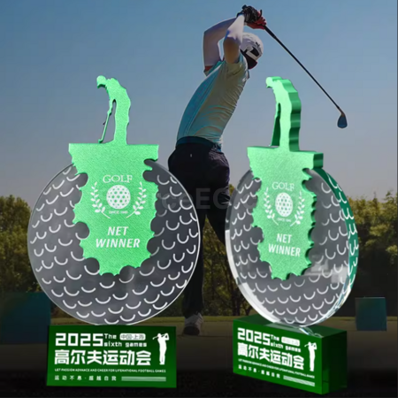客製化高爾夫球獎座禮品