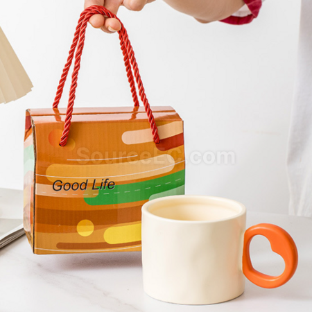 客製化愛心手柄馬克杯禮品