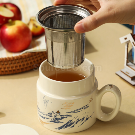 客製化moomin帶濾網馬克杯禮品