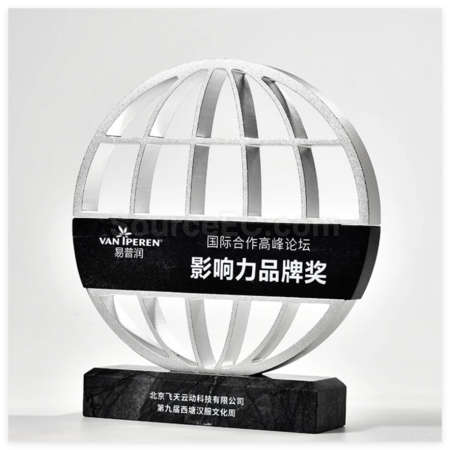客製化金屬大理石獎座禮品
