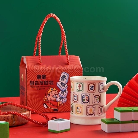 客製化麻將馬克杯禮品