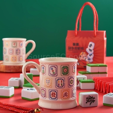 客製化麻將馬克杯禮品