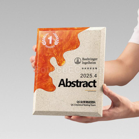 客製化砂石樹脂獎座禮品