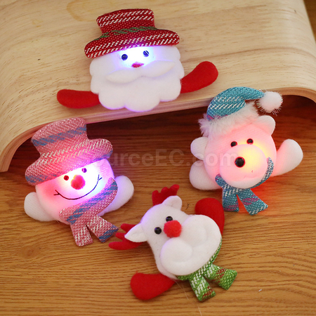 客製化LED聖誕胸章禮品