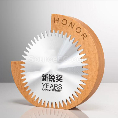 客製化實木金屬獎座禮品