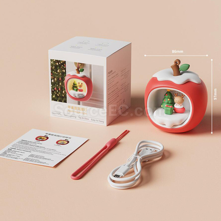 客製化蘋果屋小夜燈禮品