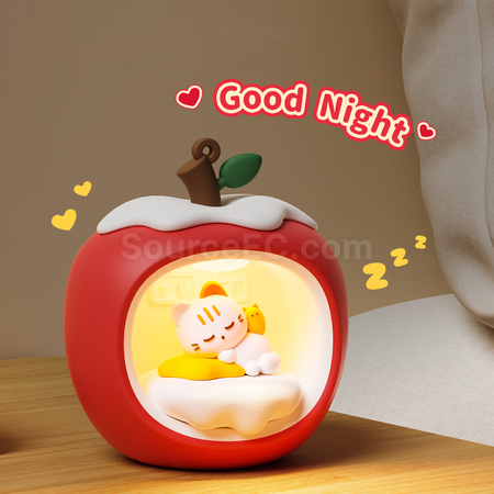 客製化蘋果屋小夜燈禮品