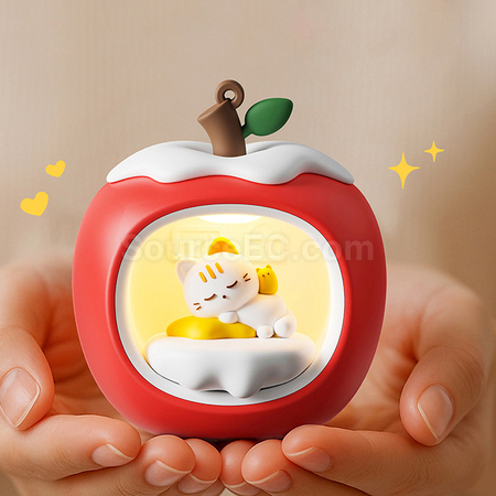 客製化蘋果屋小夜燈禮品