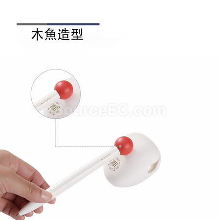 客製化減壓木魚筆禮品