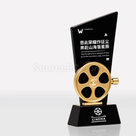 客製化影片水晶獎座禮品