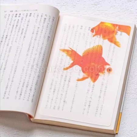 客製化金魚標記書籤禮品