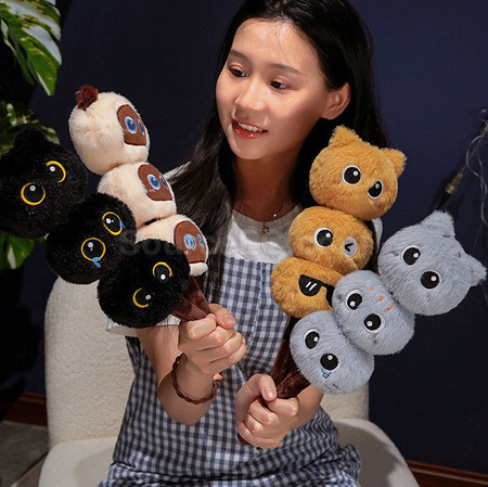 客製化糖葫蘆貓咪按摩錘禮品