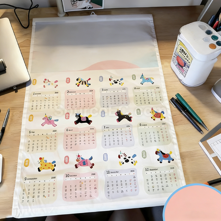 客製化掛墻月曆/日曆掛布可客製禮品
