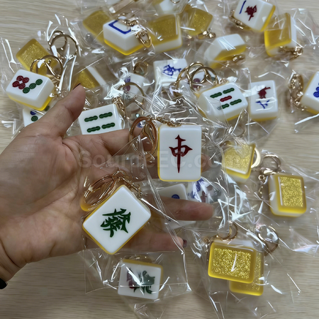 客製化麻將鑰匙扣掛件禮品