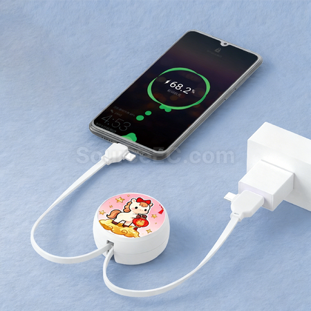 客製化快充四合一伸縮數據線禮品