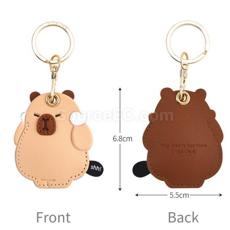客製化動物迷你卡套鑰匙扣禮品