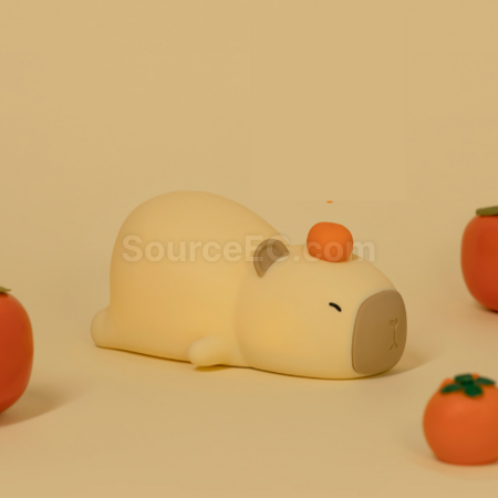 客製化趴趴卡皮巴拉拍拍小夜燈禮品