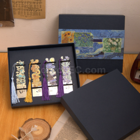 客製化油畫系列金屬書籤禮盒禮品