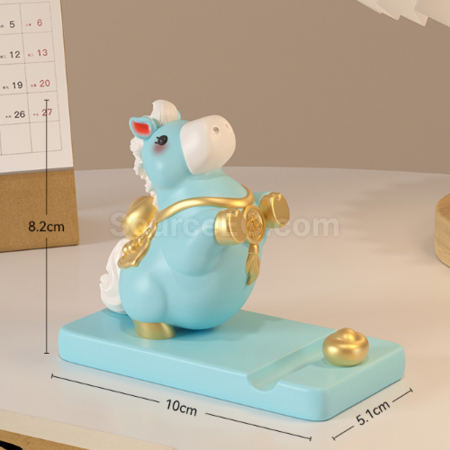 客製化馬上來財手機支架禮品