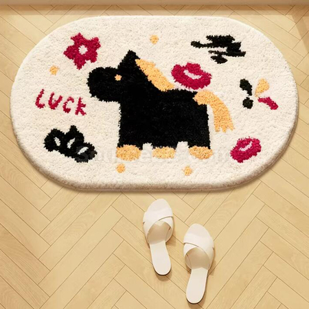 客製化馬年防滑地毯禮品