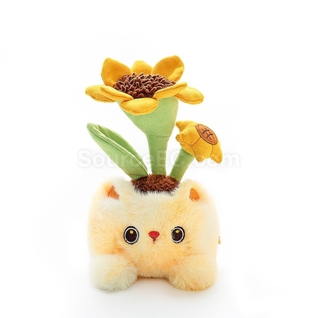 客製化小貓植物盆栽禮品