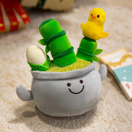 客製化植物盆栽玩偶禮品