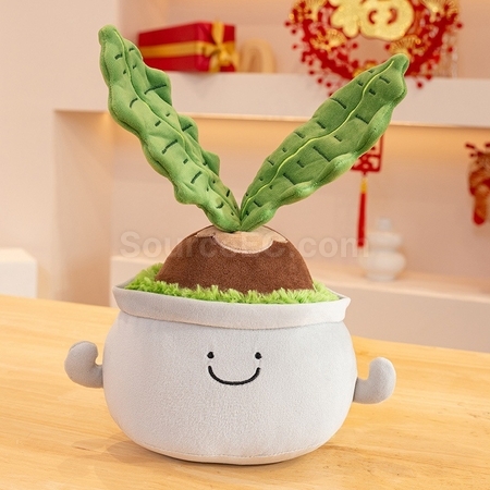 客製化植物盆栽玩偶禮品