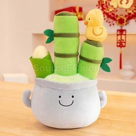 客製化植物盆栽玩偶禮品