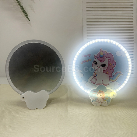 客製化發光折疊廣告扇子禮品