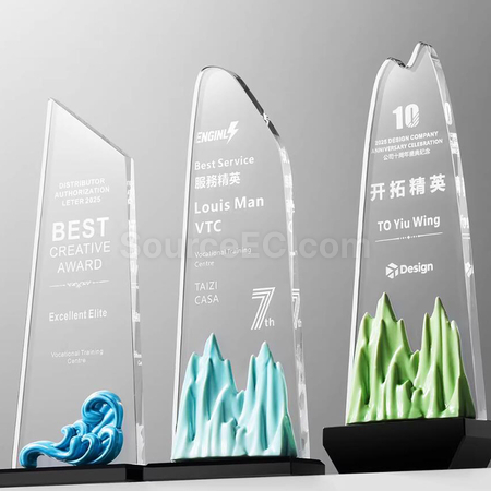 客製化水晶獎座禮品