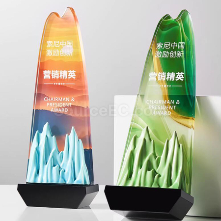 客製化水晶獎座禮品